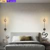 Nordic Modern Light Luxury Glass Wall Lamp for Bedroom and Living Room