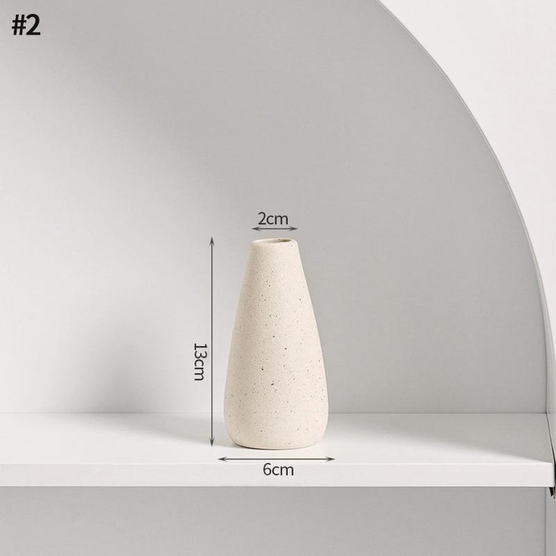 Modern Ceramic Vase Small Flower Vases For Wedding Flower Arrangement Dried Flower Grass Decorative Vases Home Office Decor