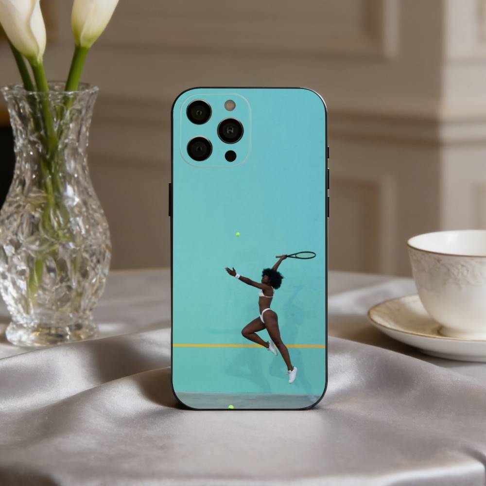 

T-Tennis B-Ball Sport Phone Case For iPhone 17,16,15,14,13,12,11 Plus,Pro Max,XS,Soft Silicone Black Cover iPhone16plus