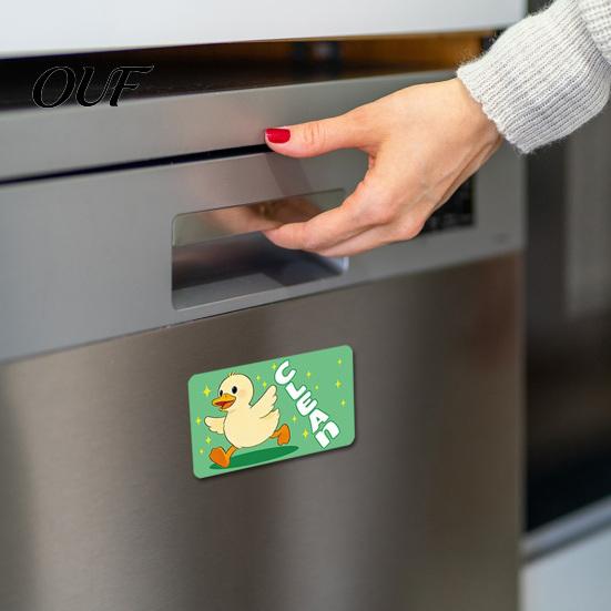 Double-sided Dishwasher Magnet Cartoon Animal Dirty Clean Magnet, Marker Magnetic Indicator, Dish Washing Machine Decoration Waterproof
