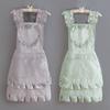 Cute Fashionable Princess Dress Apron Women’s New Korean Trend Kitchen Cooking Apron Breathable Anti-Stain Work Wear