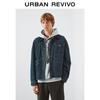 UR 2026 Spring Men's Retro Color-Block Denim Jacket