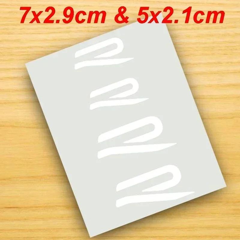 2026 New For VW VOLKSWAGEN 4Pcs Car Caliper Stickers Brake Wheel Hub Decals for Volkswagen VW GTI Rline Polo Golf Passat Tiguan