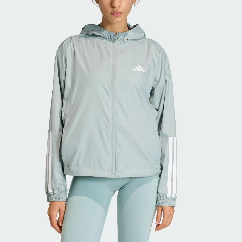 Adidas Hyperglam Windbreaker Water-Resistant Sports Fitness Hooded Long Sleeve Jacket Women Jackets KC7654