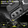 Shockproof Magnetic Phone Case for SamsungA17 A56 A36 A26 A16 A06 S24 S25 Ultra Plus Slide Camera Lens Ring Stand Protect Case
