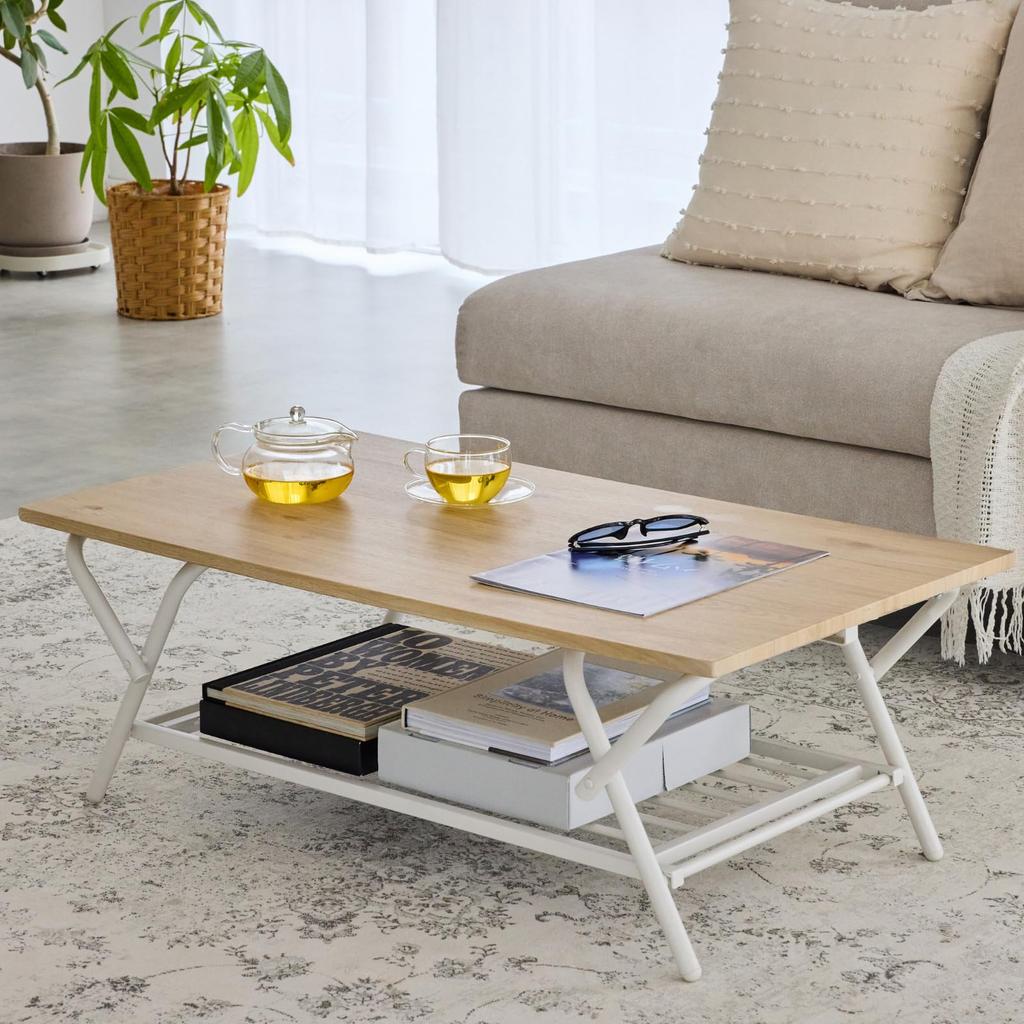 Coffee Table In Stylish Living Room Center Desk [Featured I'm Home] Folding, Table, Table, (Natural)
