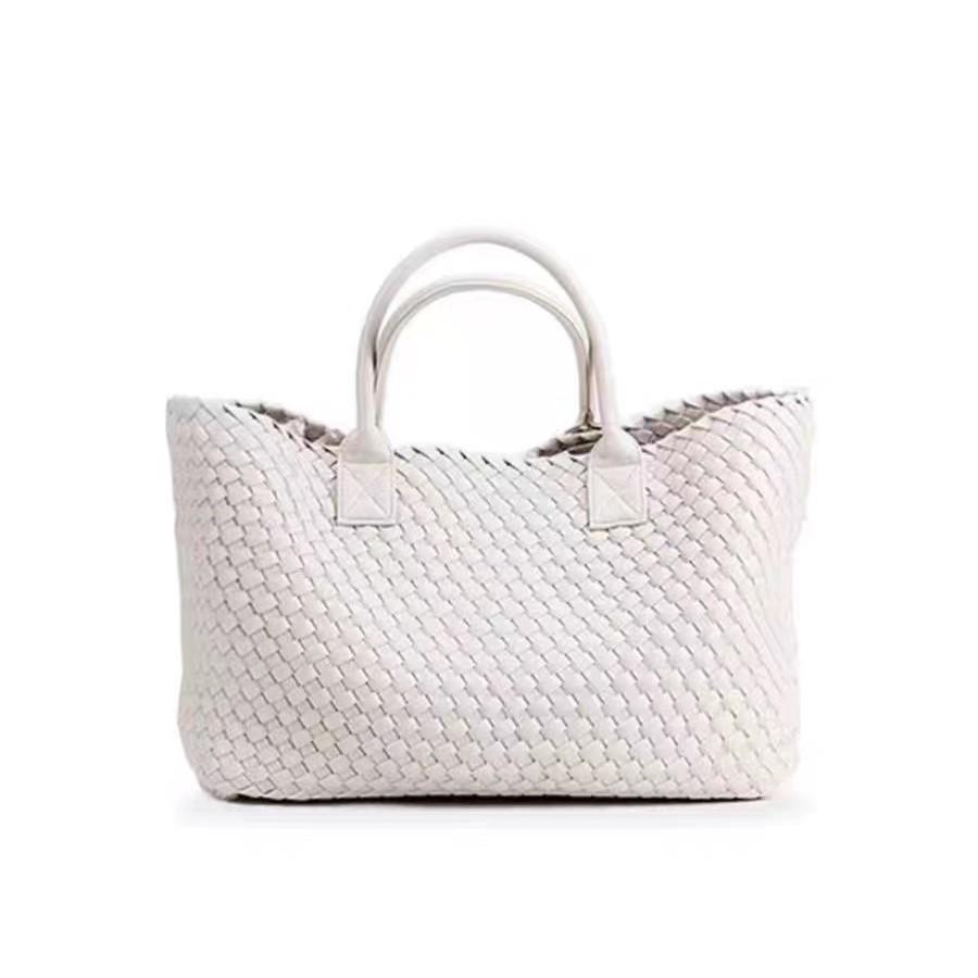 Woven bag women's large-capacity large bag new versatile high-end commuter shoulder