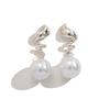 Light Luxury High-grade Cold Wind Pearl Fringed Earrings Multi-color Simple Long Irregular Earrings
