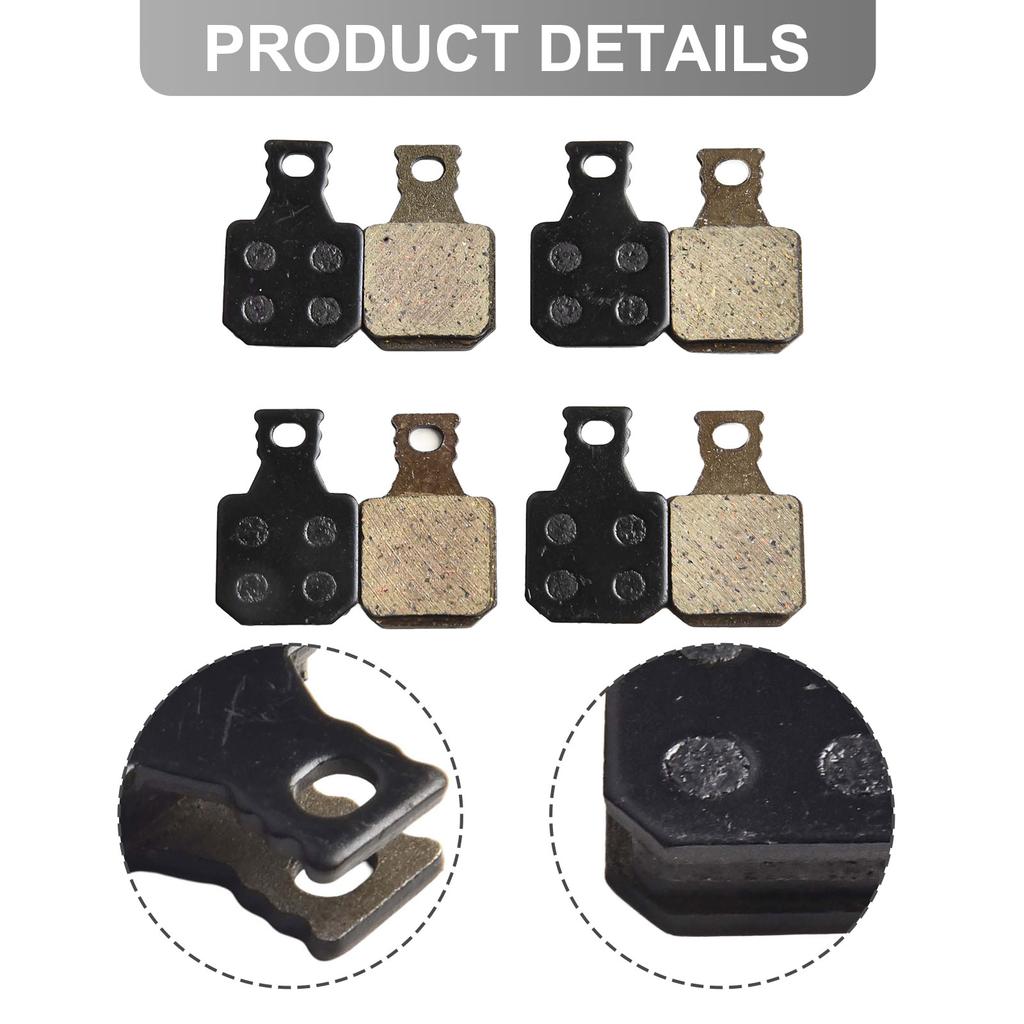 Hot Sales 4 Pairs Cycling Mountain Bicycle Hydraulic Brake Pads For-Magura MT5 MT7 Resin Disc Brake Pads Bicycle Part