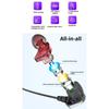 Corded In Ear Headphones With 3.5Mm / Type C Earbuds For Sports Running Gaming Bass Sound TPE Braided Cable