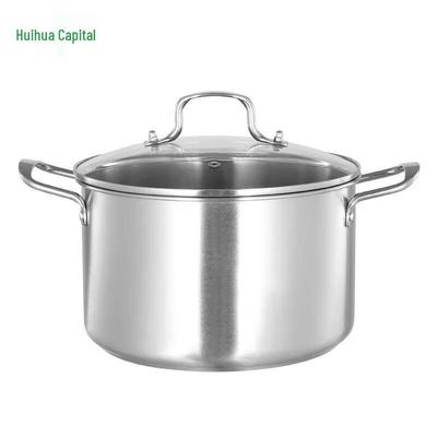 Olla de Sopa Estilo Europeo HUIHUADU de Acero Inoxidable 304