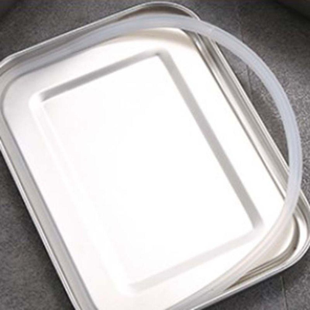 Removable Partitions 304 Stainless Steel Lunch Box Rectangular Fresh-keeping Box  Canteen