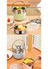 304 Stainless Steel Double-Layer Vacuum Bento Box with 8-Hour Heat Retention and Lifting Handle for Office Workers and Students