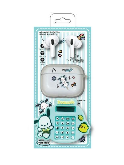 TWS-K26 Cartoon Silicone Keychain In-ear Wireless Bluetooth 5.4 Earphones