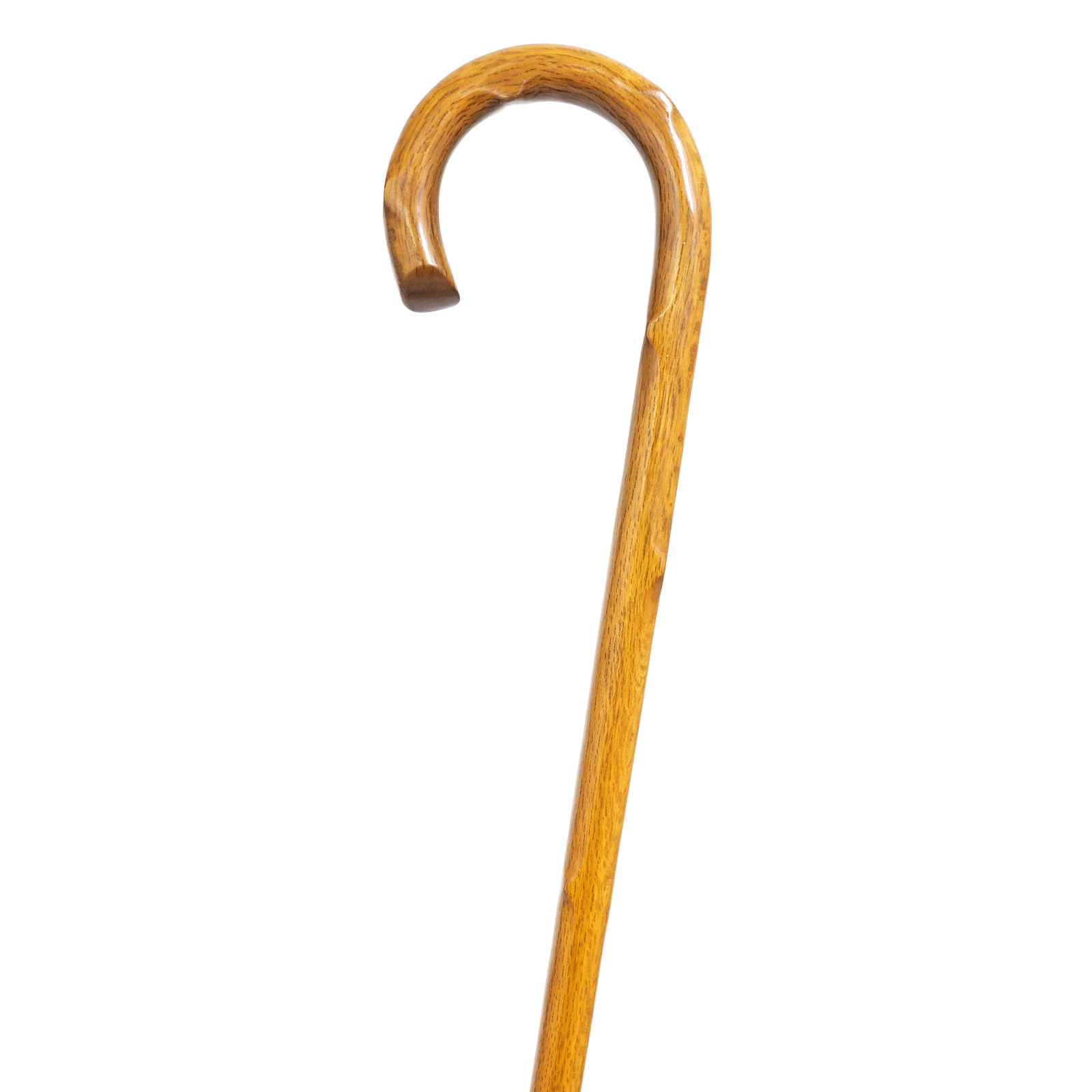 

Tsuchiya Sangyo Japanese wooden cane 85cm Oak knotted Omagari cane lightweight (fixed size) (color LBR, 250g) светло-коричневого