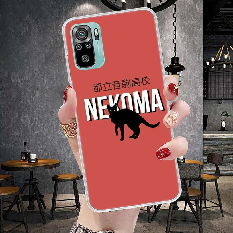 Haikyuu Oya Volleyball Anime Soft Phone Case For Xiaomi Redmi Note 15 14 14S 13 12 Pro Plus 12S 11 11S 11E 10 10S 11T 5G Fundas