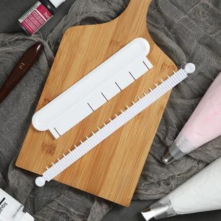 Cake Curved Flower Arranging Aid Fondant Edge Marker Cream Decorating DIY Bakeware Tableware Kitchen Tool
