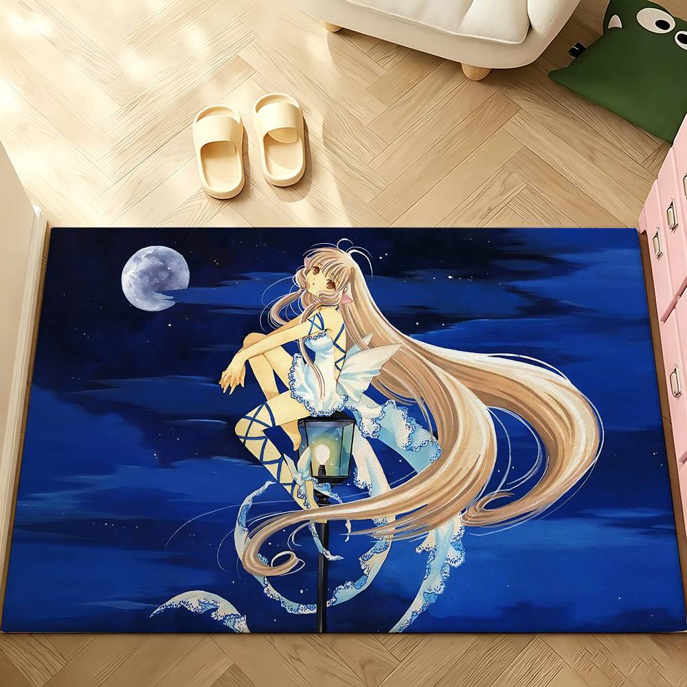 Anime C-chobits Carpet Bathroom Anti-slip Mat Door Mat Home Decoration Mat Entrance Door Mat Scratch-resistant Door Mat