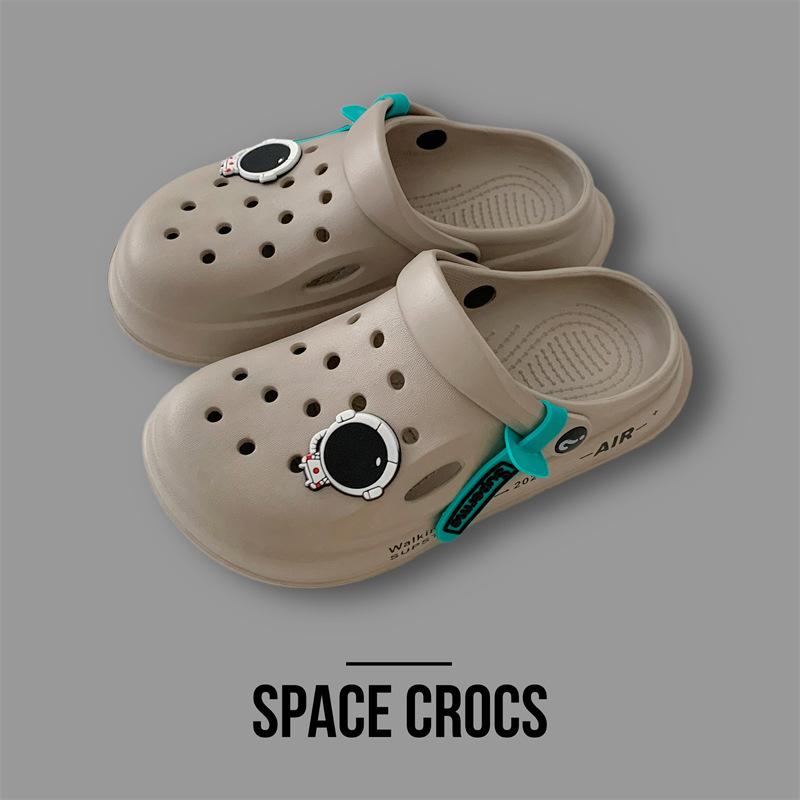 Hole Shoes Children's Slippers Summer Boys and Girls Babies Children Wear Thick-soled Non-slip Children's Bag Head Sandals