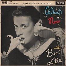 

7inch Record BEATRICE LILLIE - What s New With Bea Lillie DFE6697 Decca 1961 UK Pop Used