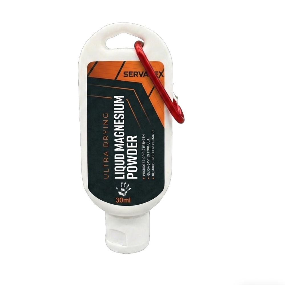 

SERVAVEXA Liquid Chalk Instant Dry Magnesium Powder for Rock Climbing Gym Fitness with Carabiner Long Lasting Grip