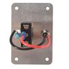 Marine Boat Anchor Windlass Return Toggle Switch Aluminum Plate 2 Way Led Light Up/Down Toggle Switch Anchor Winch