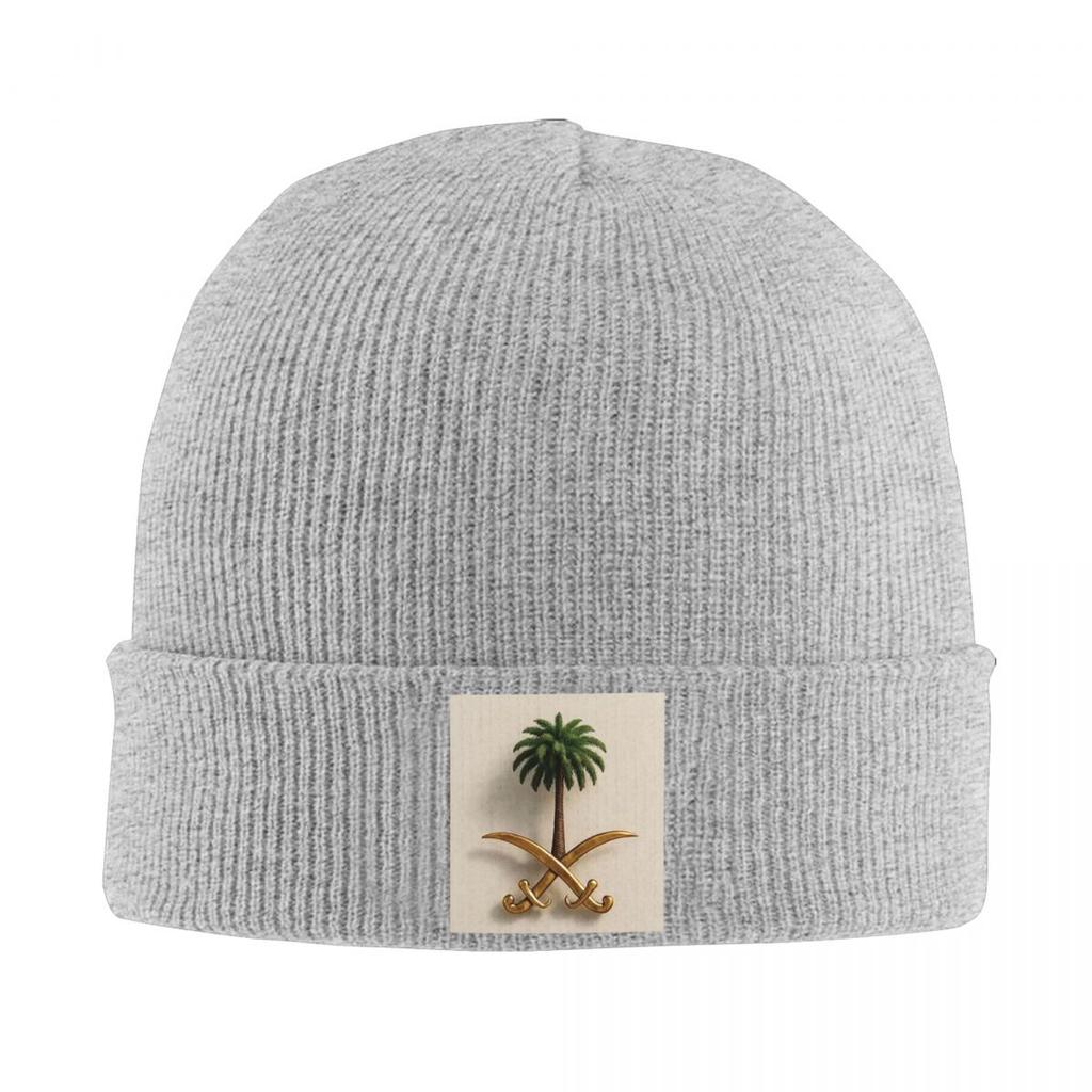 Saudi Arabia National Day Warm Knitted Cap Winter Knit Bonnet Hat Skullies Beanies Hip Hop Caps for Unisex