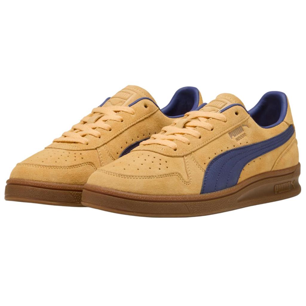 Puma Indoor Soft Almost Apricot Blue Crystal Unisex Sneakers Tan 401136-05