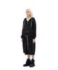 Defgarments Painting Brushed Hood Zip Up [Black]