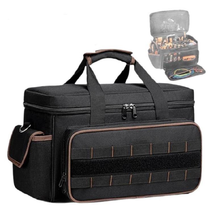 Oversized 14Inch Industrial Strength Tool Bag Bag Reinforced Handles Organized Storage For Contractors DIY