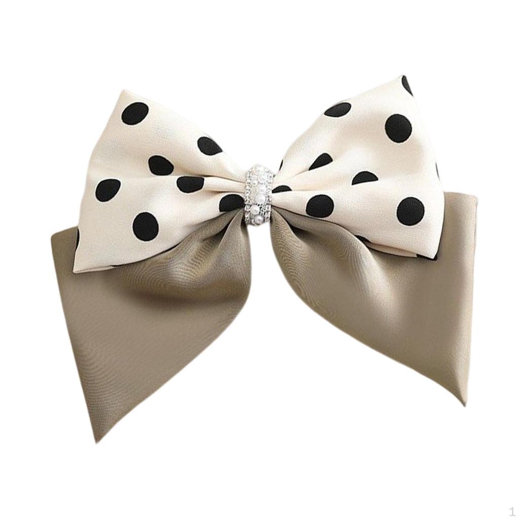 Hair with Dot Styling Clips Hairpins Exquisite Layered Hairgrips Headwear Bowknot Barrette for