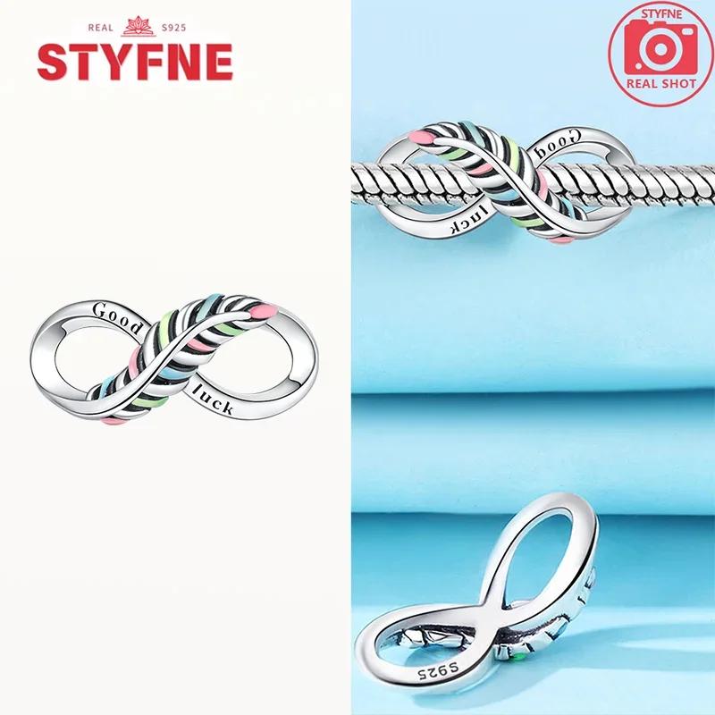 Real Copperrainbow Heart Beads Star Moon Cross Charm Fit Original Bracelet Jewelry Making Diy For Women Fine Gifts