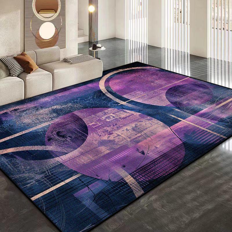 Modern Abstrakt Großformat Wohnzimmerteppich Weich Rutschfest Garderobe Sofatischmatte Leicht zu Reinigen Raumdeko Teppich Maschinenwaschbar