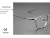 Retro Ultralight Square Pure Titanium Myopia Eyeglass Frames with Anti-Blue Light Coating
