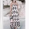 Women's Summer Printed Halter Casual Loose Long Dresses
