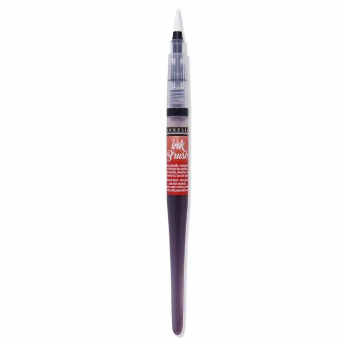 Pinceau pré-rempli - Ink Brush - Rouge Primaire - Sennelier