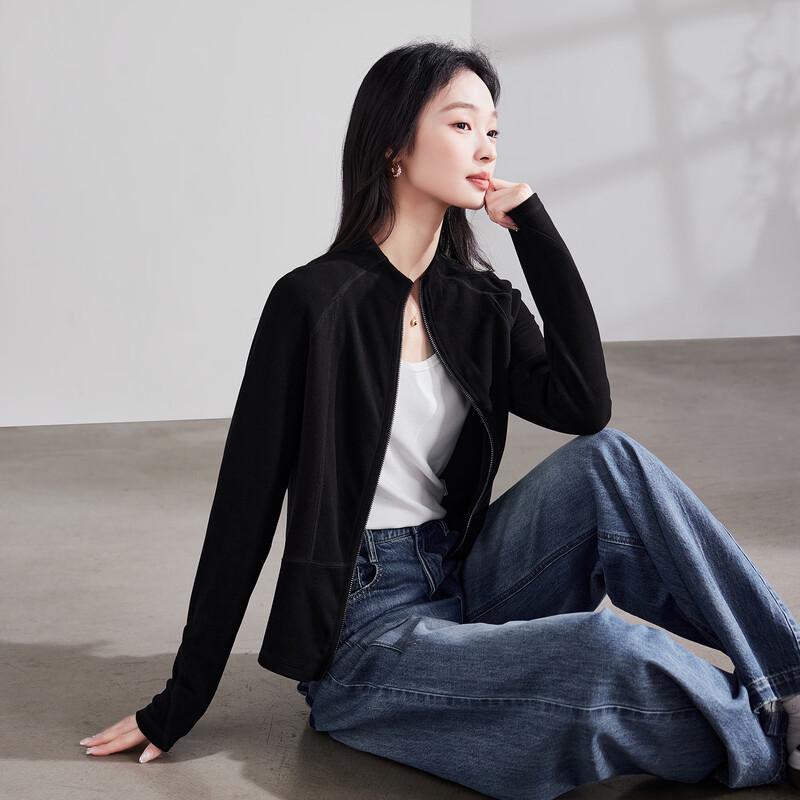 SOFSIL Women's 2026 Autumn Stand Collar Zipper Jacket