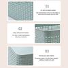Household Storage Basket - Versatile And Practical For Office Kitchen Bathroom Plasticforte Laundry Basket Woven