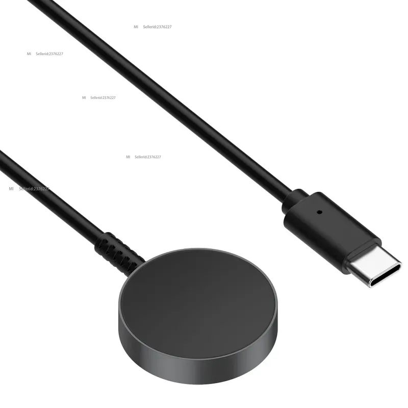 Typ-C Ladegerät 1m für Samsung Galaxy Watch6, 6 Classic, Watch 5/5 Pro, 4/4 Classic schwarz