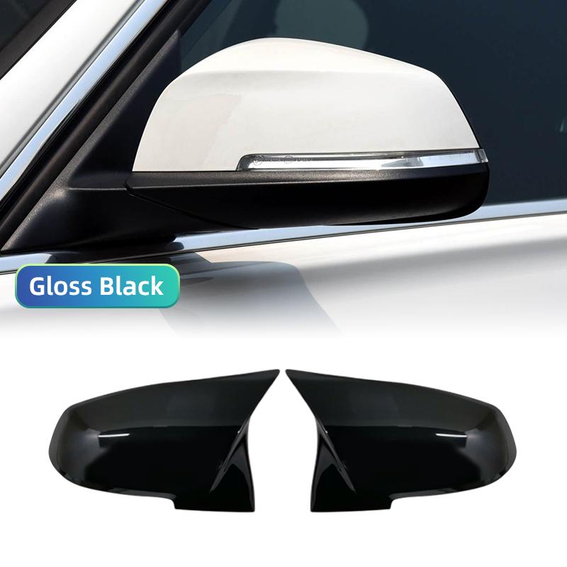 White Rearview Mirror Cap Wing Side Mirror Cover For BMW 1 2 3 3GT 4 X1 E84 M2 I3 Series F20 F21 F22 F23 F30 F31 F32 F33 F34 F80