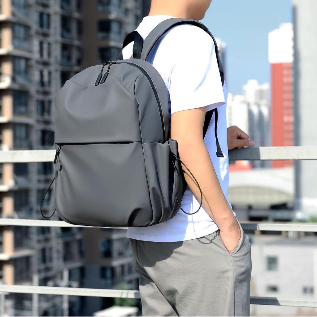 Men's Multi-functional Large Capacity Backpack for Students and Commuters with Custom Logo Printing Option