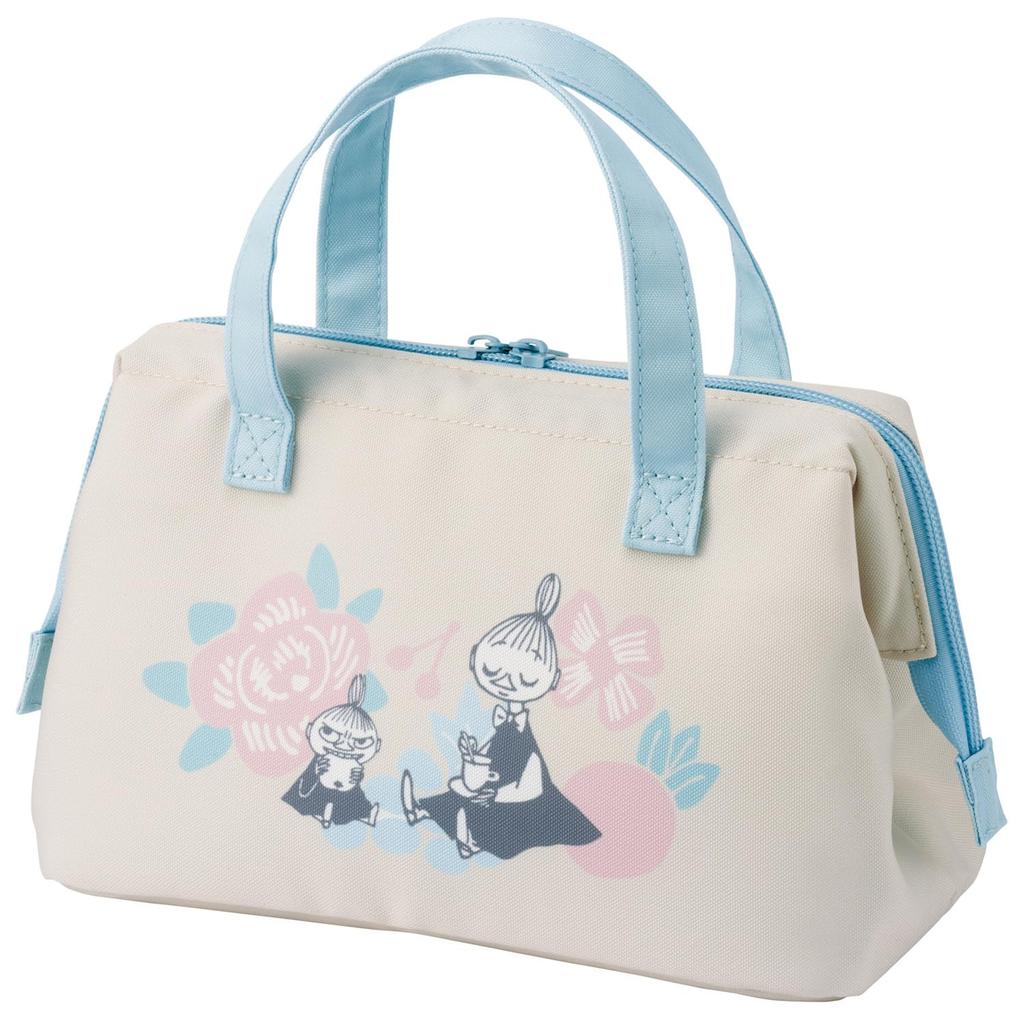Skater Insulated Lunch Bag with Clasp, Moomin Design, Light Color, KGA1