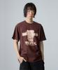 Nasttingijeubeleoldaenmi Scratch Lettering Tee_Brown