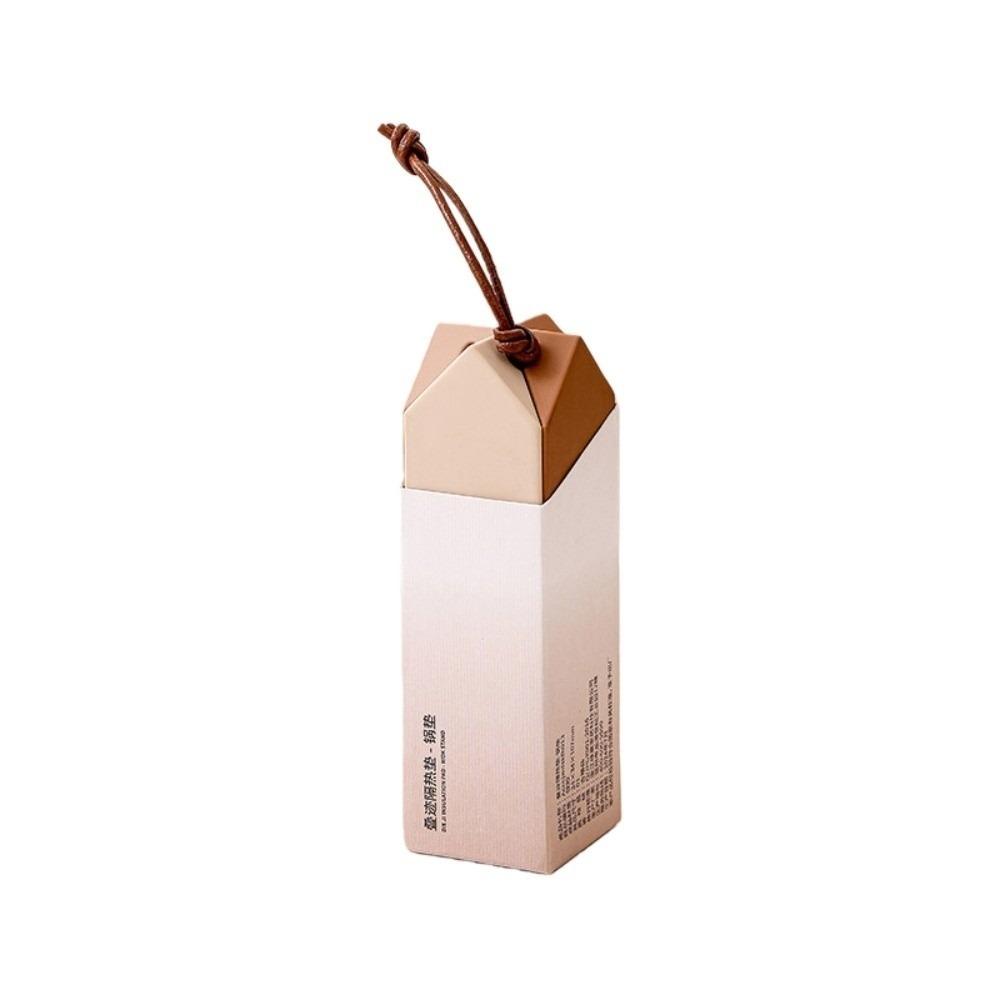 

Anti-Scalding Foldable Trivet Mat Stable Slip-Resistant Cup Mat Table Protection Brown 10.7cm 4.21in