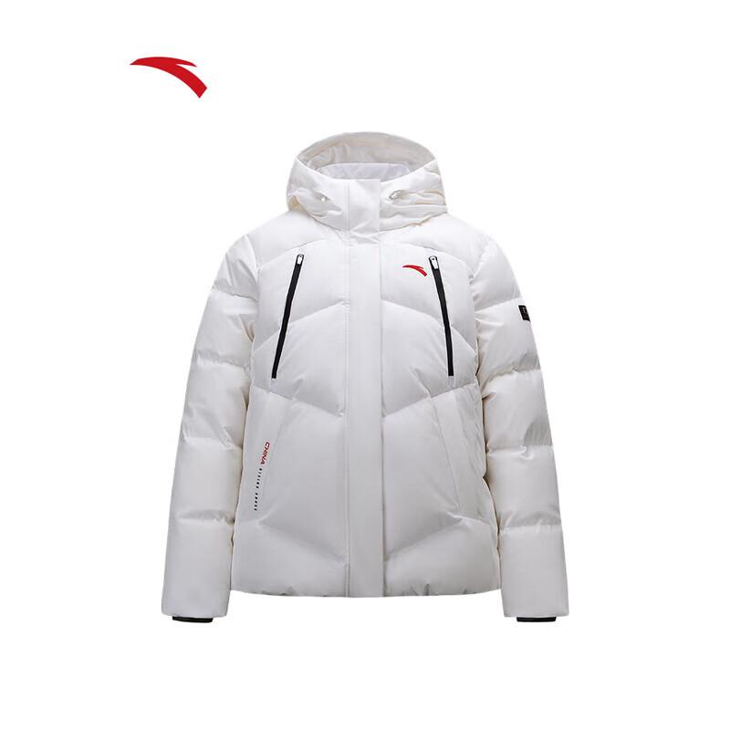 Anta Women's Ice Armor 90 Down Water-Repellent Hooded Puffer Jacket