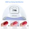 SUN X9 Max UV LED Nail Lamp, Fast Drying Gel Nail Polish Dryer, 57LEDs, Home Use, Nail Lamp with Auto Sensor for Manicure Salon