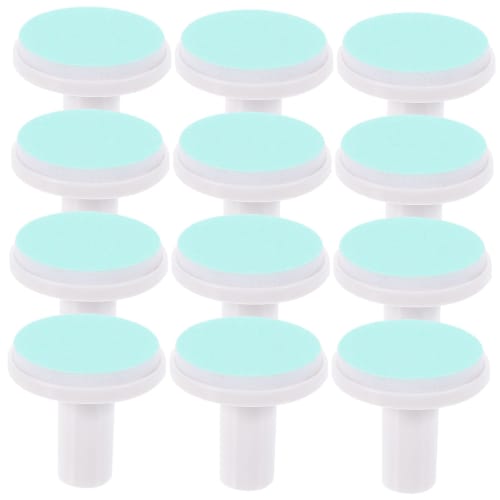 Hakidzel Electric Baby Nail File Replacement Heads, 12-Piece Set, Baby Nail Grinder Attachments, Easy Replacement for Baby Nail Files, 1.8*1.8*1.8cm,
