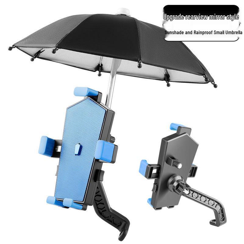 360° Rotatable Phone Mount with One-Key Lock for Bicycle and Electric Scooter