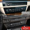 Carbon Fiber Color Center Console CD Frame Decoration Cover Trim For BMW 5 Series F10 2011-2017 Car Styling Interior Accessories