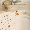 Xingfang Food-Grade Melamine Round Double-Layer Draining Dumpling Plate